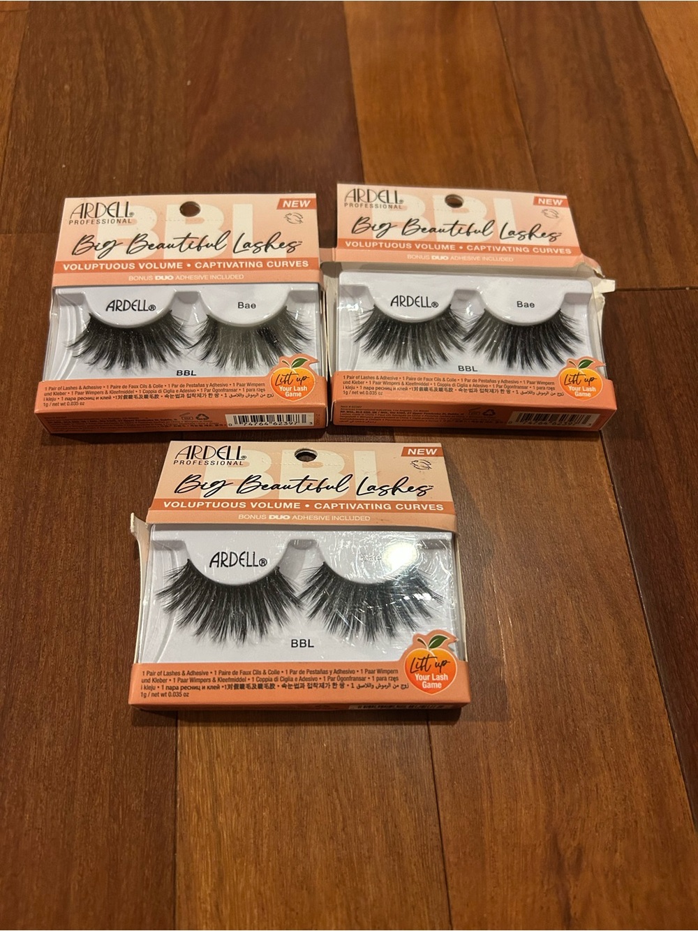 Ardell Big Beautiful Lashes Bae Style in Black (3 Packs)